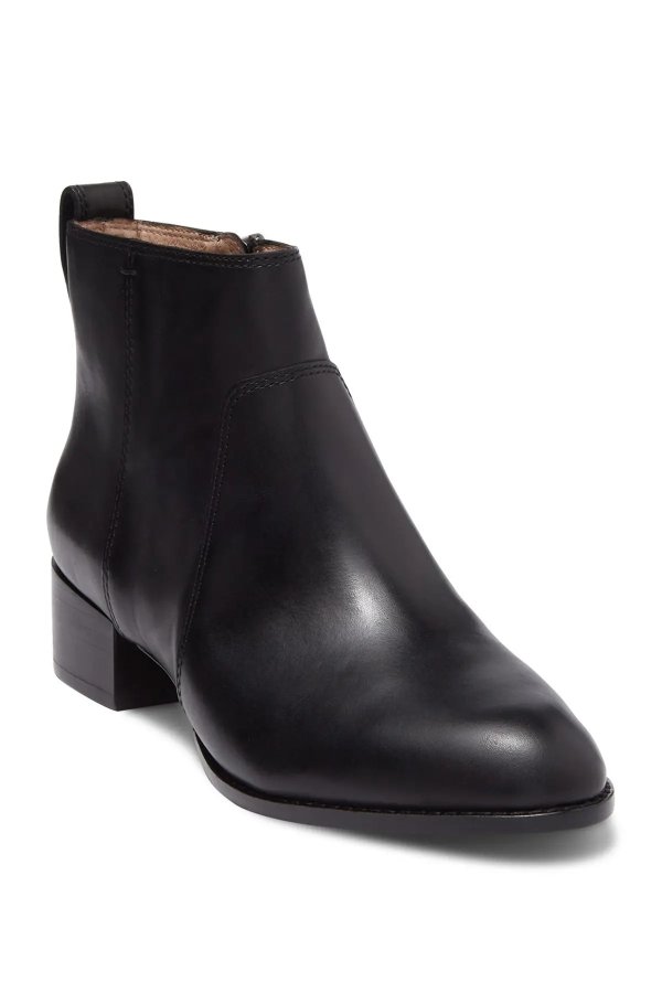 Camden Leather Ankle Bootie