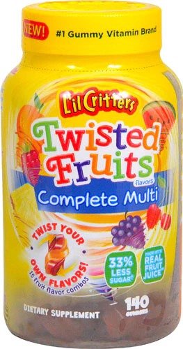 Complete Multi Twisted Fruits -- 140 Gummies