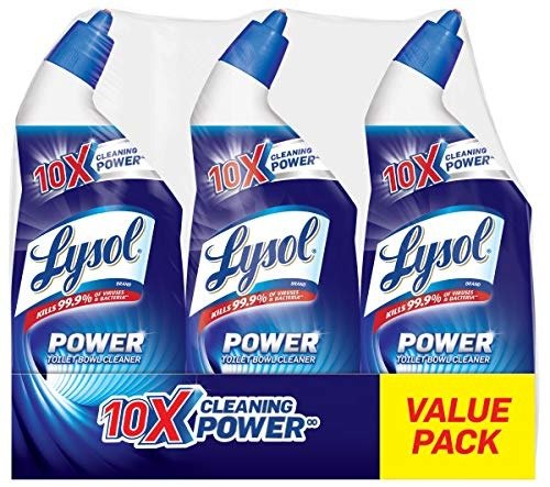 Power Toilet Bowl Cleaner, 10x Cleaning Power, 3 Count