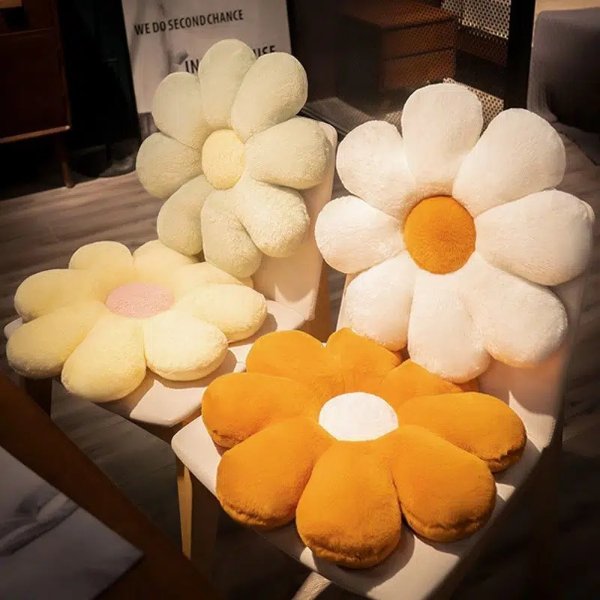 1pc Medium Flower Pillow Cushion, Decorative Throw Pillow, Chair Flower Pillow, Plush Floor Pillow - Home & Kitchen - Temu