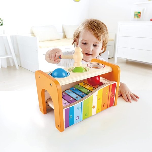Hape E0305 Early Melodies Pound and Tap Bench