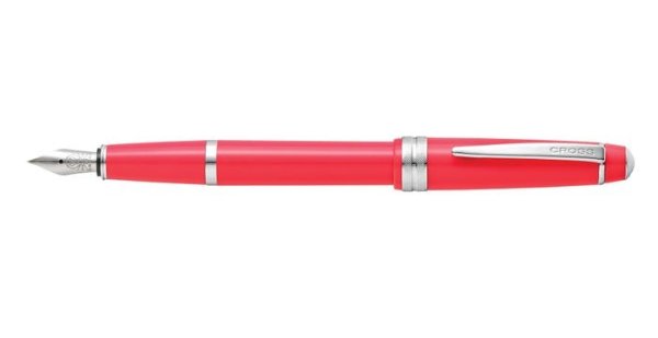 Bailey Light Polished Coral Resin Fountain Pen