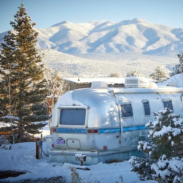 Cute Vintage Airstream w Beautiful Mountain Views - CampersRVs for Rent in El Prado New Mexico United States