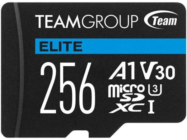 Team Elite 256GB U3 A1 V30 microSD