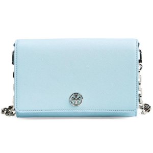 Tory Burch 'Robinson' Leather Wallet on a Chain On Sale @ Nordstrom