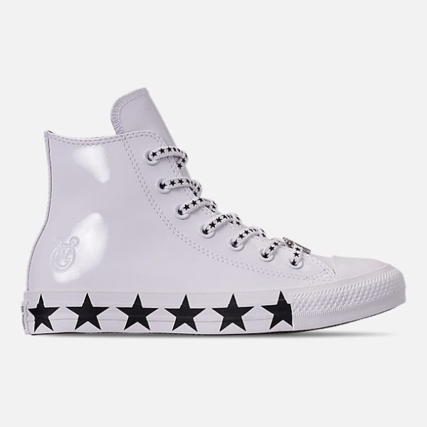 Women's Converse x Miley Cyrus Chuck Taylor High Top Casual Shoes