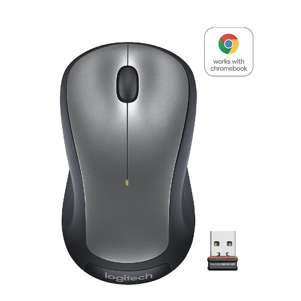 M310 910-001675 Wireless Optical Mouse, Silver