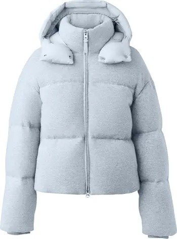 Tessy Down Puffer Jacket with Removable Hood