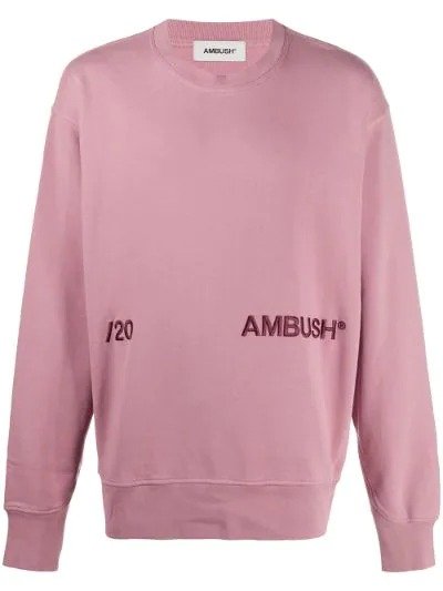 embroidered-logo sweatshirt | AMBUSH | Eraldo.com