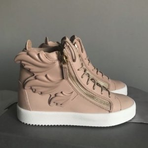 Giuseppe Zanotti Winged Leather Side-Zip Hi-Top Sneakers @ Saks Off 5th