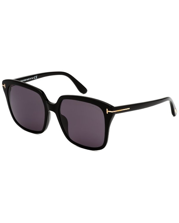 Women's Faye 56mm Sunglasses / Gilt