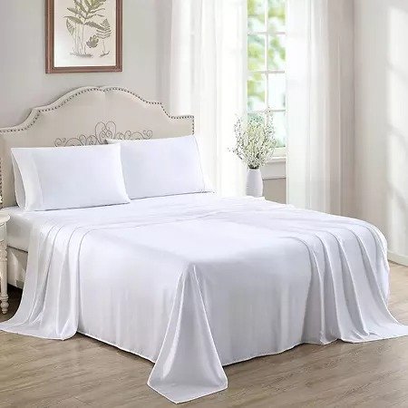 Molecule Lyocell 4-Piece Sheet Set (Various Sizes and Colors) - Sam's Club