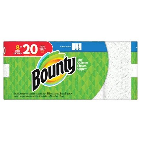 Bounty Select-A-Size Paper Towels - Huge Rolls