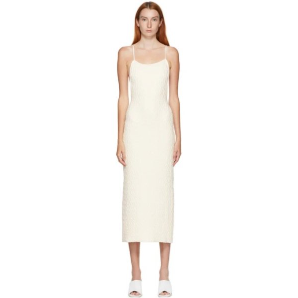 Off-White Maille Velour Dress