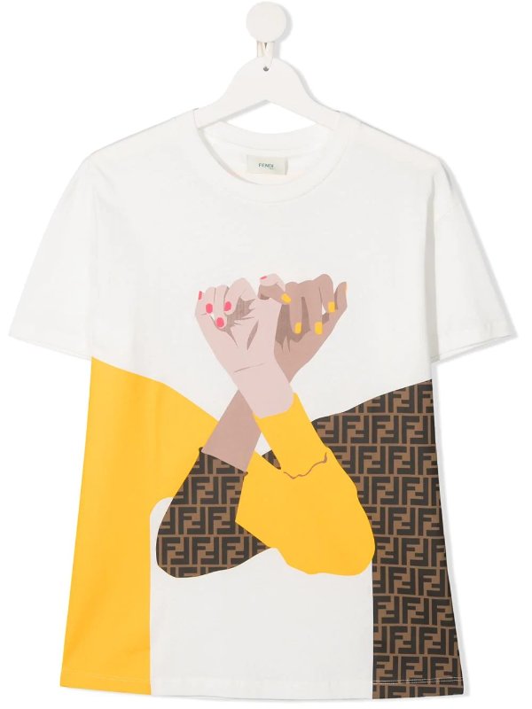TEEN pinky promise-print T-shirt