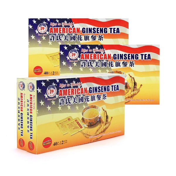 American Ginseng Tea 40's Buy 2 Get 1 Free