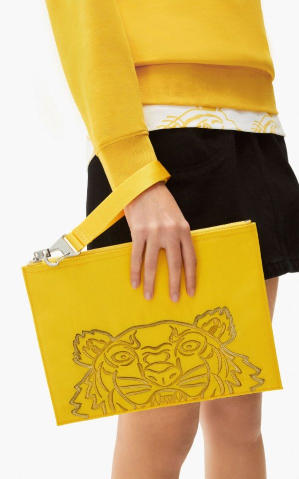Large 'The Year of the Tiger Capsule' Kampus Tiger clutch