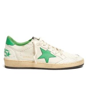 Ball Star cracked-leather trainers | Golden Goose | MATCHESFASHION US