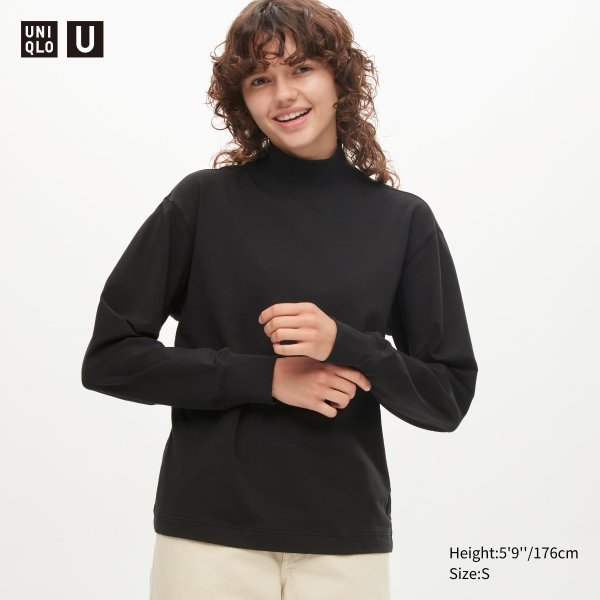 UNIQLO HEATTECH Extra Warm Cotton Turtleneck Long-Sleeve T-Shirt S-4XL NWT