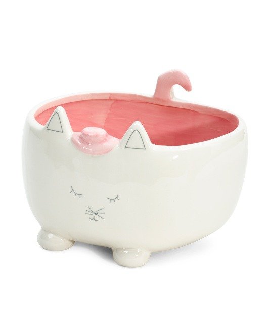 陶瓷小猫花盆