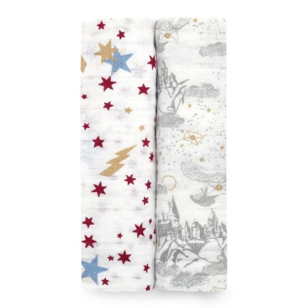 Harry Potter iconic cotton muslin swaddle 2-pack