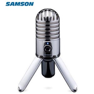 Samson Meteor Large Diaphragm USB Studio Microphone (Silver)