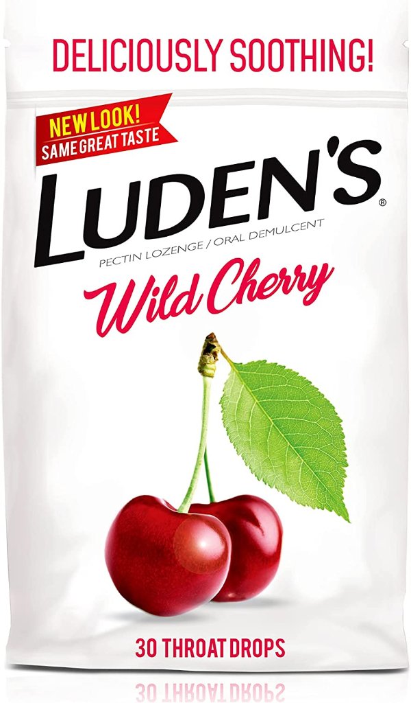 Luden's Wild Cherry Throat Drops 30 Drops
