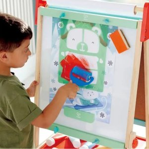 7.5折起+新用户8.5折成为小艺术家 | Hape 儿童木质画架、绘画套装大促