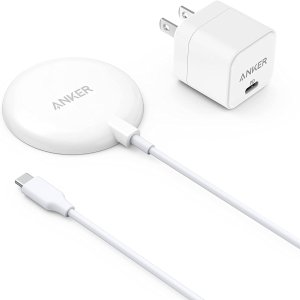 Anker 7.5W Magnetic Wireless Charger with USB-C Charger Bundle