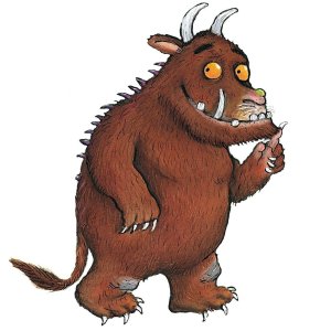 99买2送1 服饰8折英国家喻户晓的怪兽 gruffalo 咕噜牛,乔治小王子也