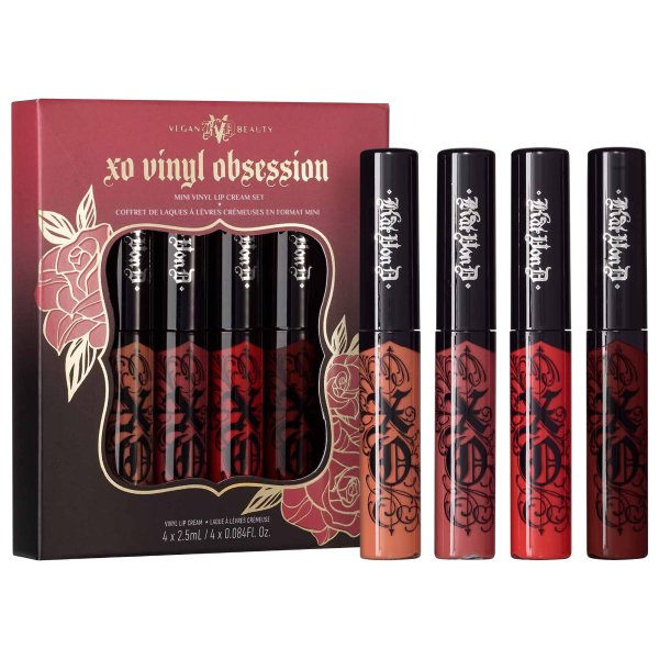 Mini XO Vinyl Lip Creme Lip Gloss Obsession Set