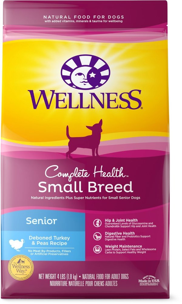 Small Breed Complete Health Senior Deboned Turkey & Peas Recipe Dry Dog Food, 4-lb bag - Chewy.com