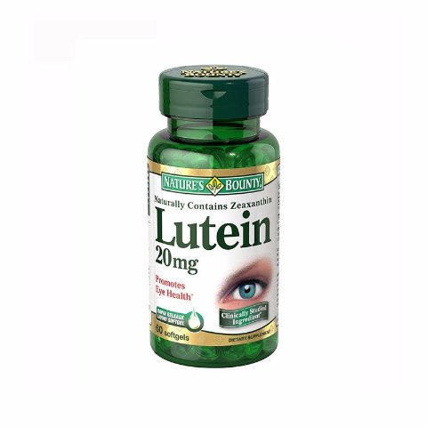 【保护视力】NATURE S BOUNTY 自然之宝 叶黄素软胶囊 20mg*60粒