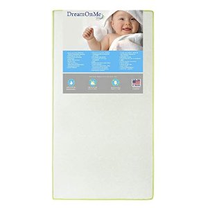 Dream On Me 2 in 1 Foam Core Crib and Toddler Bed Mattress, Little Butterflies, 6"