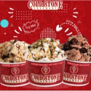 买1送1Cold Stone Creamery 招牌冰淇淋 限时特惠