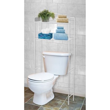 Home Basics 2-Shelf Bathroom Space Saver