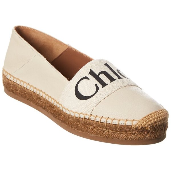 Woody Leather Espadrille