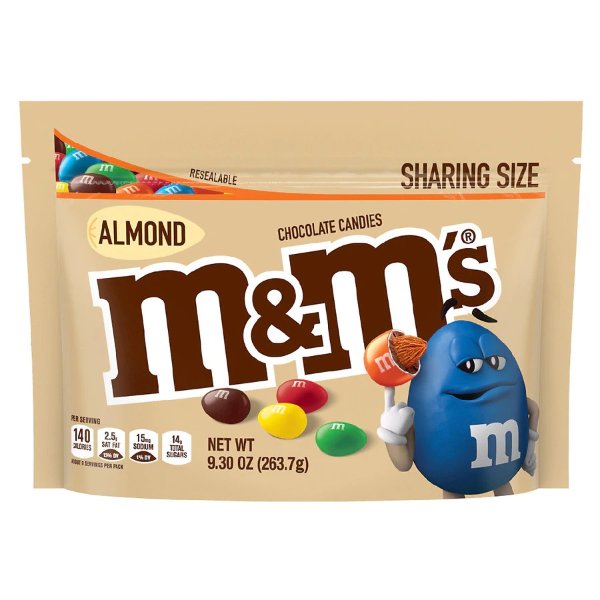 Almond Chocolate Candy Sharing Size