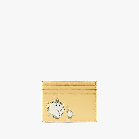 Disney X Kate Spade New York Beauty And The Beast Small Slim Card Holder