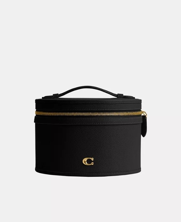 Essential Leather Vanity Case Bag