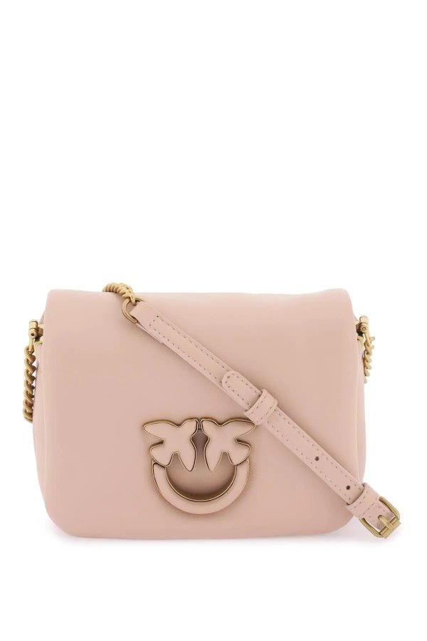 padded leather 'love baby puff' bag