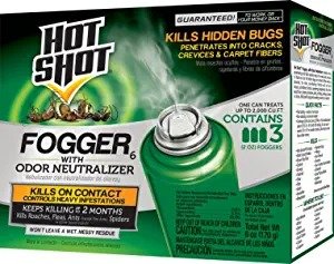 Hot Shot Pest Control Fogger, Kills Roaches, Ants, Spiders & Other Insects On Contact, Controls Heavy Infestations Indoorsy, 6-pack - 18-count