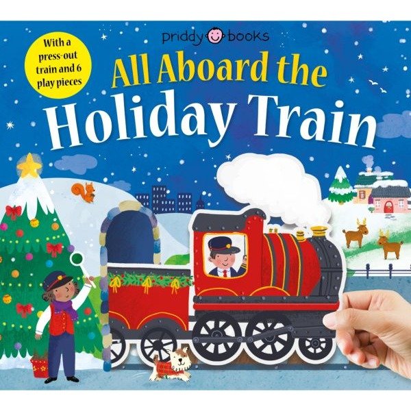 All Aboard The Holiday Train Book 节日火车拉伸互动图书
