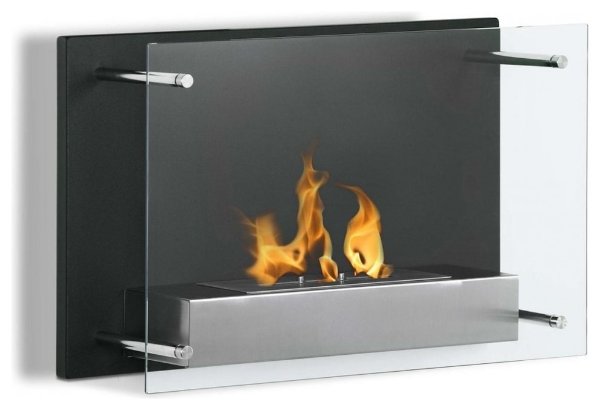Regal Flame Milan 24" Ventless Wall Mounted Bio Ethanol Fireplace - Contemporary - Indoor Fireplaces - by Mach Group
