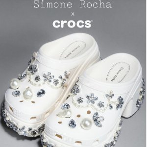浪漫仙女鞋$175起Crocs x Simone Rocha 联名正式开抢