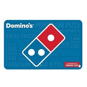 Dominos Pizza $50 Email Gift Card