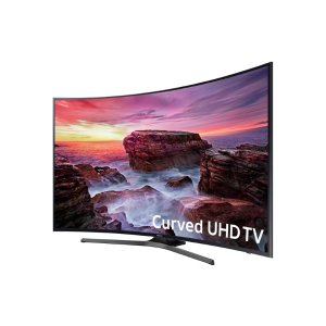 Samsung 55" 4K HDR 曲面屏智能电视 + 送$300礼卡