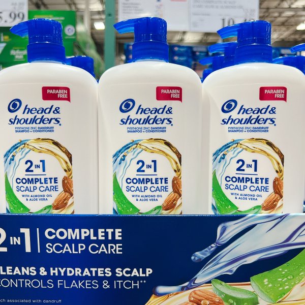 Complete Scalp Care 2-in-1 Dandruff Shampoo and Conditioner with Almond Oil & Aloe Vera, 40 fl oz
