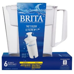 Brita® Soho Water Filter and Pitcher - White