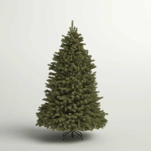 Dunhill Fir Green Christmas Tree with Lights
